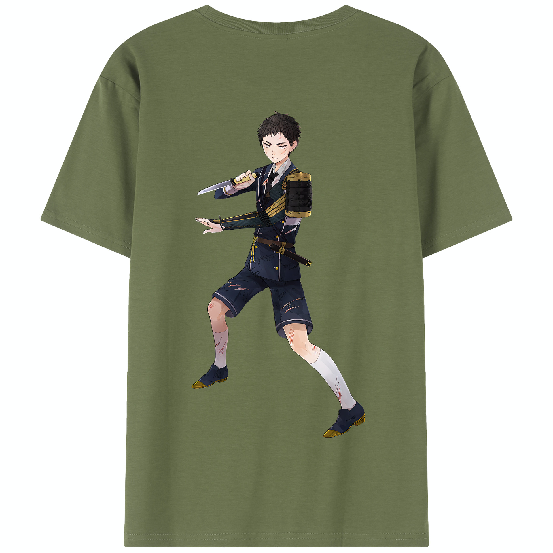 （画像用） 刀剣乱舞 Touken Ranbu 綿100％半袖Tシャツ（背面プリント）